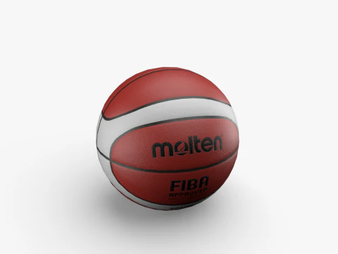 Pallone da basket Molten BG4500 Low-poly Modello 3D