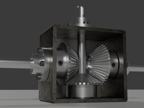 Gearbox Angle Drive 3D Model