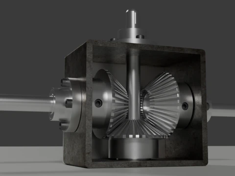 Gearbox Angle Drive 3D Model