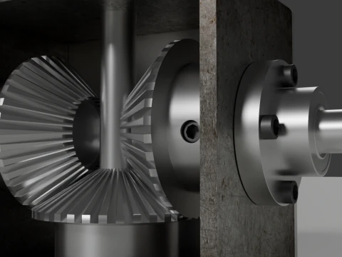 Gearbox Angle Drive 3D Model