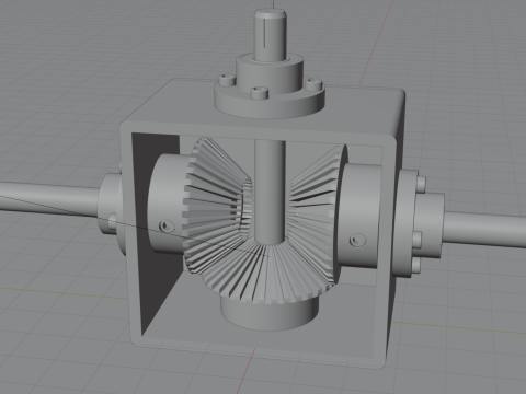 Gearbox Angle Drive 3D Model