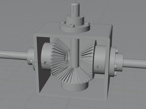 Gearbox Angle Drive 3D Model