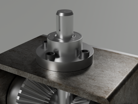 Gearbox Angle Drive 3D Model