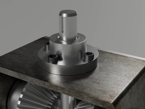Gearbox Angle Drive 3D Model
