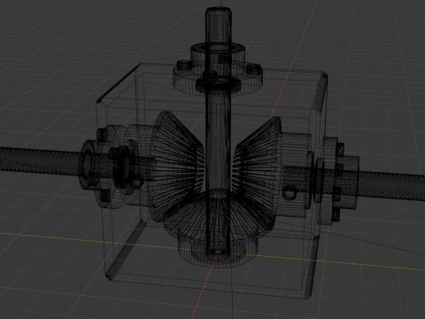 Gearbox Angle Drive 3D Model