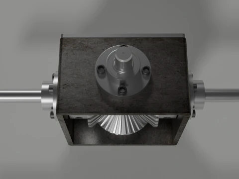 Gearbox Angle Drive 3D Model