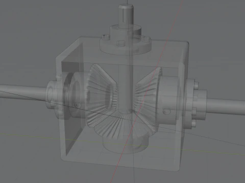 Gearbox Angle Drive 3D Model