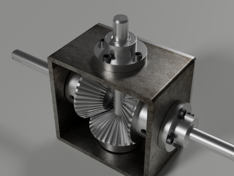 Gearbox Angle Drive 3D Model
