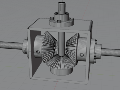 Gearbox Angle Drive 3D Model