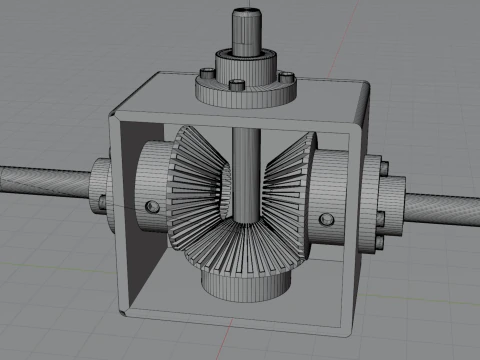 Gearbox Angle Drive 3D Model