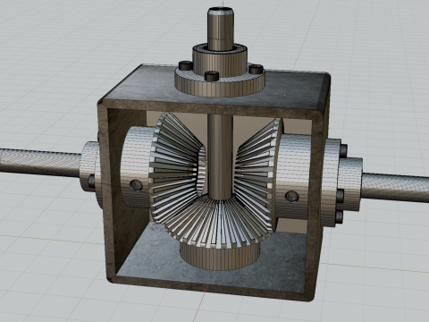 Gearbox Angle Drive 3D Model