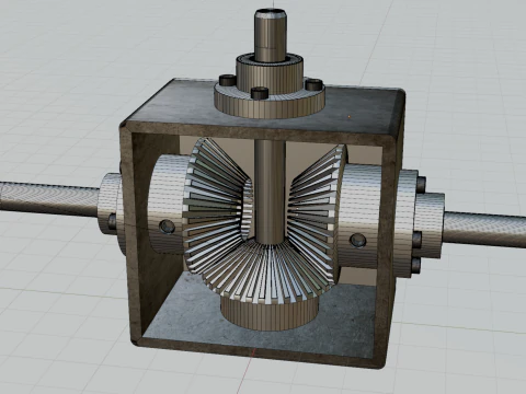 Gearbox Angle Drive 3D Model