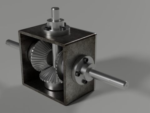Gearbox Angle Drive 3D Model