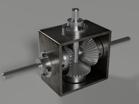 Gearbox Angle Drive 3D Model