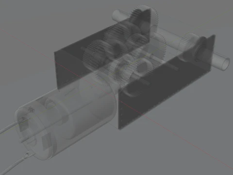 Gearbox 3D Model