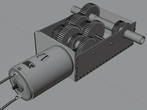 Gearbox 3D Model