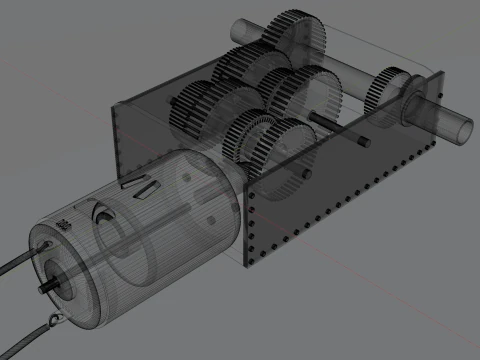 Gearbox 3D Model
