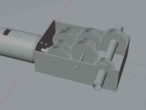 Gearbox 3D Model