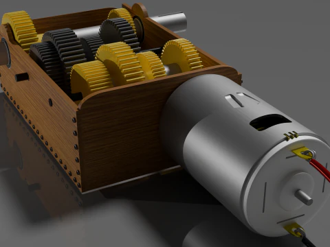Gearbox 3D Model