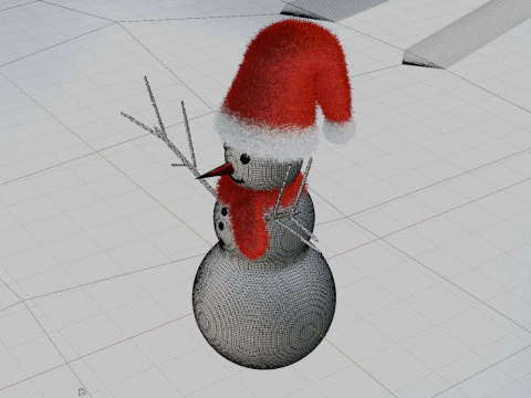 Snowman 3D Model