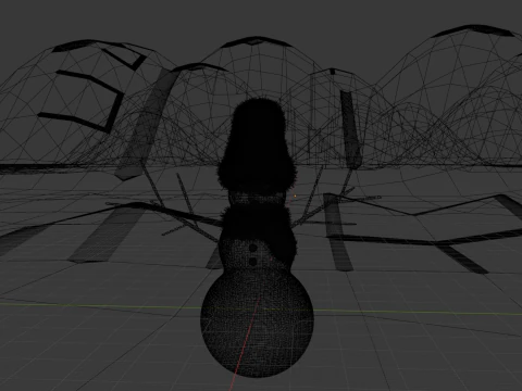 Snowman 3D Model