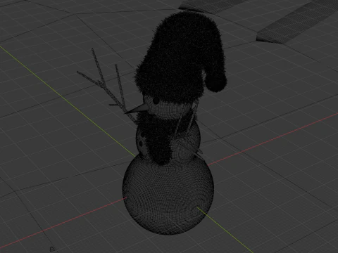Snowman 3D Model