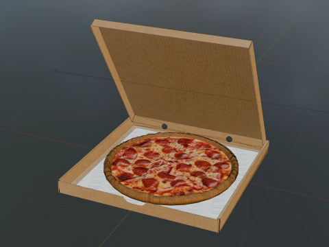 Pizza Modello 3D