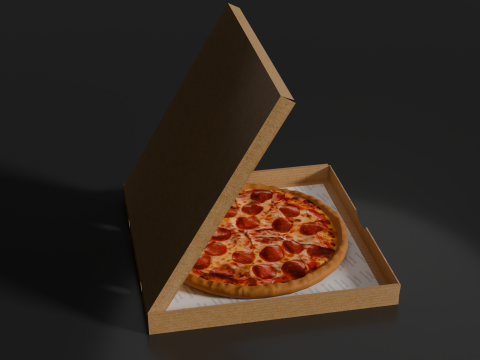 Pizza 3D Modell