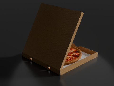 Pizza 3D Modell