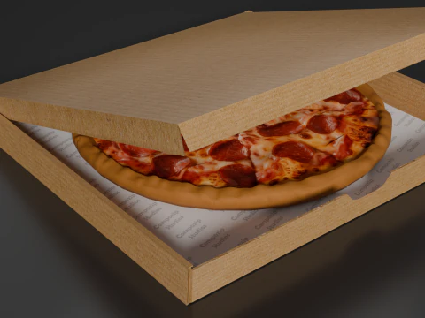Pizza Modello 3D