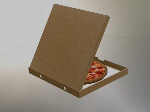 Pizza 3D Modell