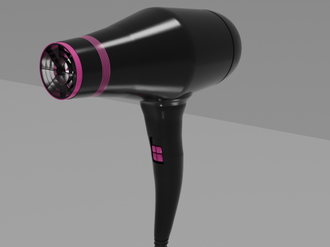 电吹风 3D 模型