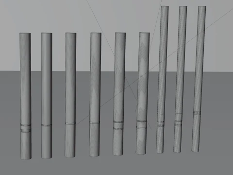 Zigarette unbenutzt 3D Modell