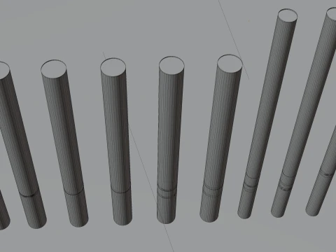 Zigarette unbenutzt 3D Modell