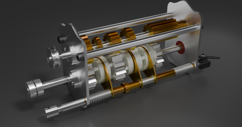 Bo&icirc;te de vitesse Modèle 3D .c4d .max .obj .3ds .fbx .stl .blend 