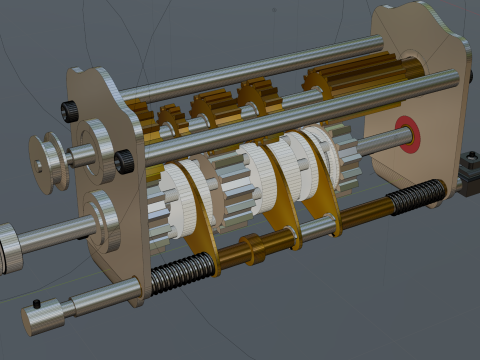 Bo&icirc;te de vitesse Modèle 3D