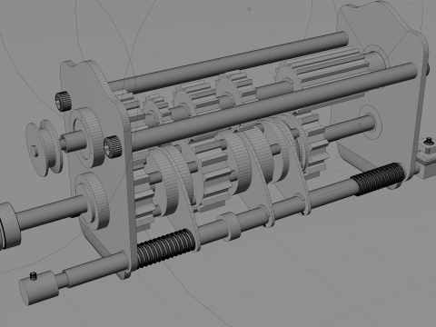 Bo&icirc;te de vitesse Modèle 3D