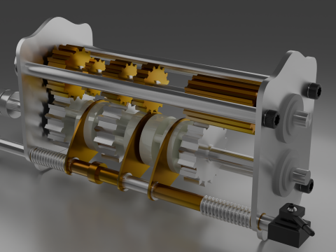 Bo&icirc;te de vitesse Modèle 3D