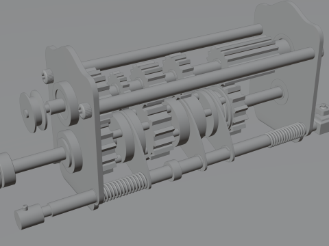 Bo&icirc;te de vitesse Modèle 3D