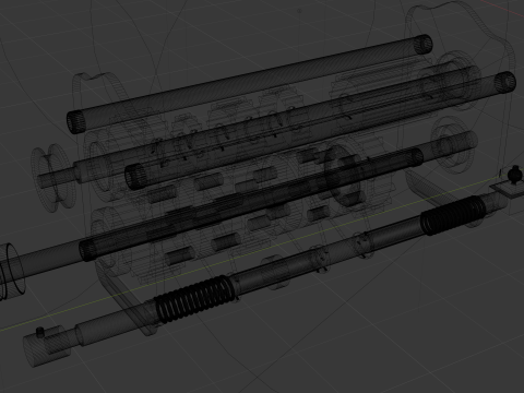 Bo&icirc;te de vitesse Modèle 3D
