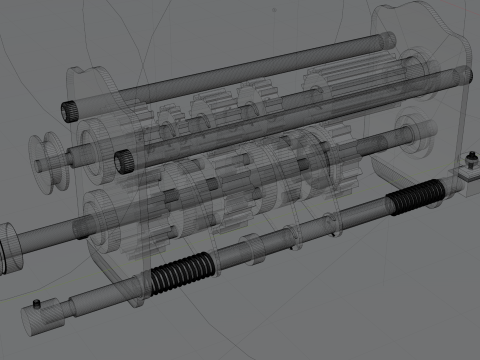 Bo&icirc;te de vitesse Modèle 3D