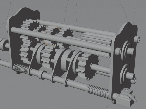 Bo&icirc;te de vitesse Modèle 3D