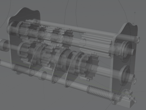 Bo&icirc;te de vitesse Modèle 3D