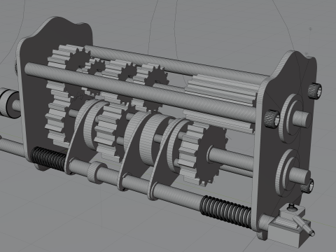 Bo&icirc;te de vitesse Modèle 3D