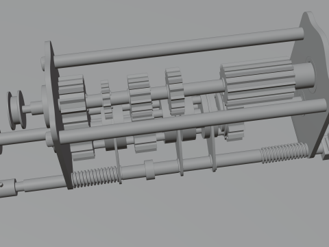 Bo&icirc;te de vitesse Modèle 3D