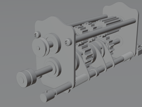 Bo&icirc;te de vitesse Modèle 3D