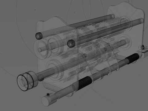 Bo&icirc;te de vitesse Modèle 3D