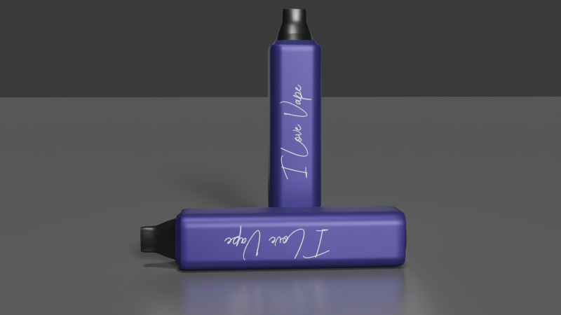 Vape Model 3D .c4d .max .obj .3ds .fbx .stl .blend 