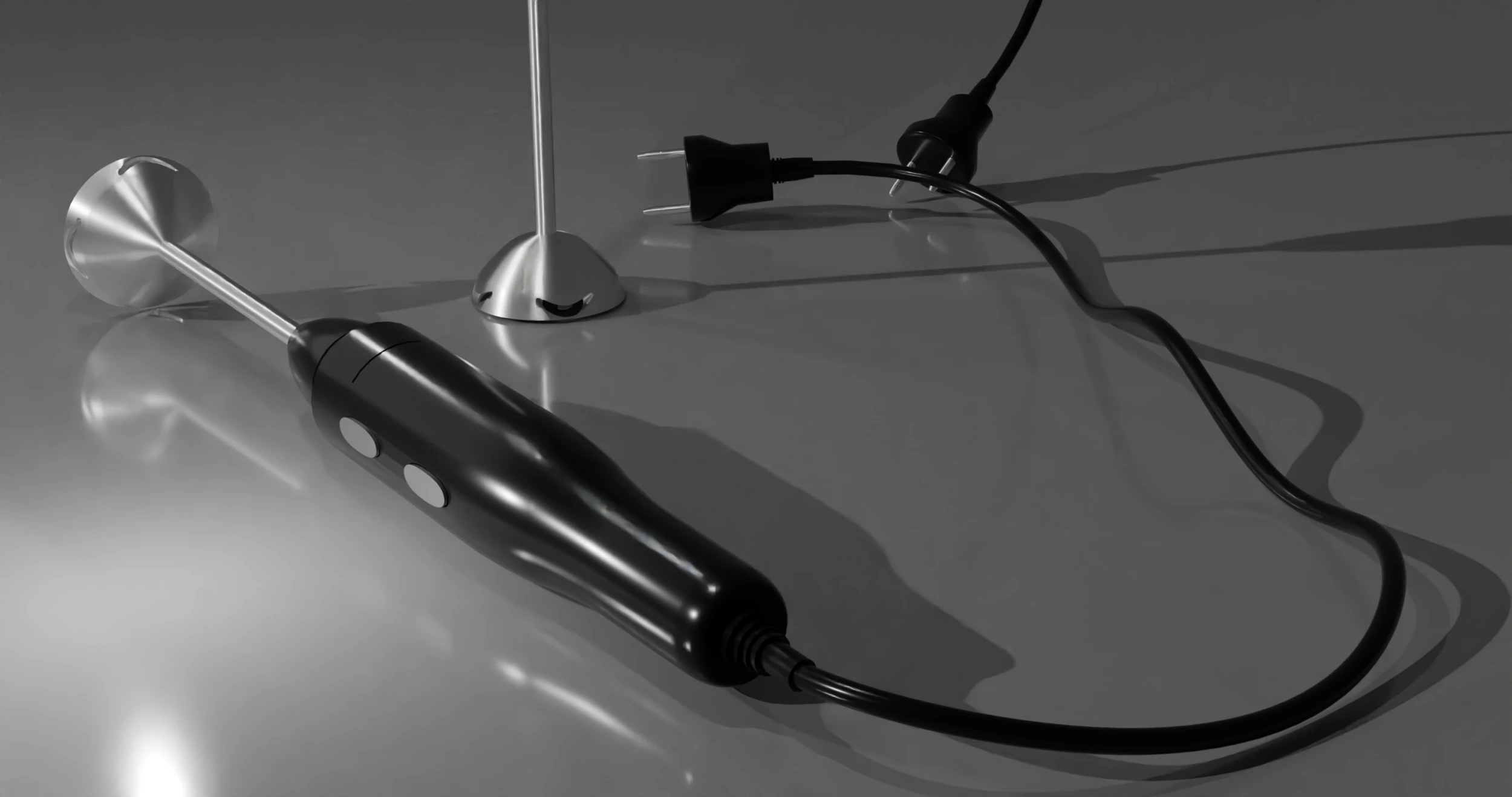 Hand Blender 3D Model .c4d .max .obj .3ds .fbx .stl .blend 