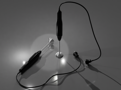手持式搅拌机 3D 模型